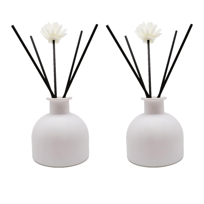 2-Pack Diffuser Bottles, Diffuser Accessories, with Black Reeds, for DIY Replacement